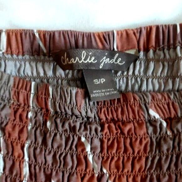 Charlie Jade Tiered Maxi Dress, Multi Color, Size SP - Picture 5 of 5